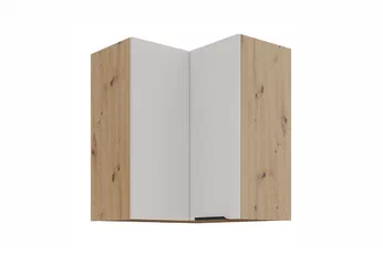 skříňka kuchyňská závěsná Arvani 60x60 GN-72 rohová dvoudveřová - kašmír / dub artisan