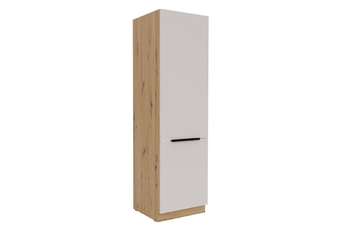 Kuchyňský sloupek Arvani 60 LO-210 pro vestavnou lednici - kašmír / dub artisan