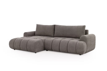 Rohová sedacia súprava Lutario Mini s funkciou spánku Ľavá strana - Hnedá plecionka hydrofobowa Venice 2022