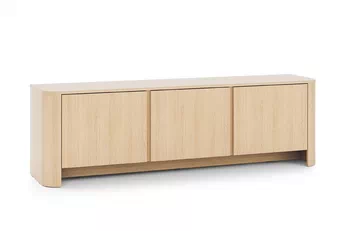 TV komoda Sorrenti 168 cm v prevedení dub vicenza s tromi dvierkami