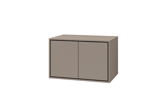 Skrinka pod umývadlo Irvine 78 cm závesná – congo / čierna