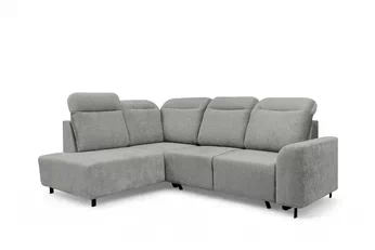 Rohová sedacia súprava Magnis L s funkciou spánku Ľavá strana - šedý šenil Perfect harmony 85