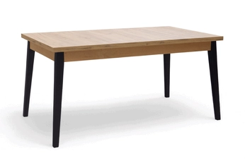 Stôl rozkladany Paris 120-160x80 cm - Dub craft / čierny nožičky