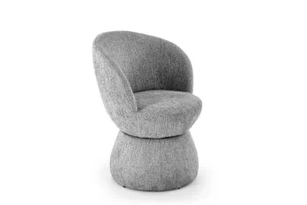 židle čalouněné Iverto obrotowe - šedá