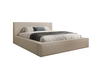 Posteľ čalúnená Nirello 160x200 S vnútorným úložným priestorom- svetlý Béžová bukla Quelle 02 