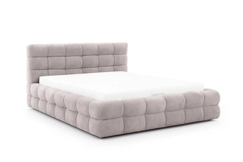 Postel pro ložnice Magnelio 180x200 - béžová potahová látka snadno čistitelný Maya 01 