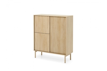Vysoká komoda Rivio 104 cm - dub cremona