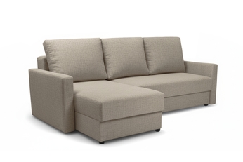 Rohová sedacia súprava Laveris rozkladany uniwersalny prawo/Ľavá strana - Béžová plecionka Gemma 13