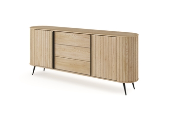 Komoda Luvio 196 cm so zásuvkami - dub cremona