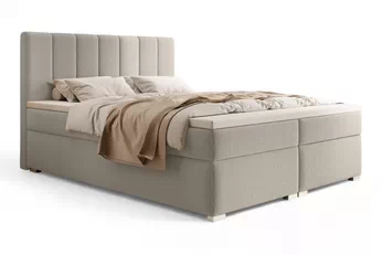 Postel boxspring Mareli 160x200 s úložním prostorem - béžová bukla Quelle 05 Postel boxspring Mareli 160x200 s úložním prostorem - béžová bukla Quelle 05