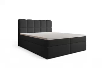 Postel boxspring Carello 160x200 s úložním prostorem - černá bukla Quelle 100 Postel boxspring Carello 160x200 s úložním prostorem - černá bukla Quelle 100