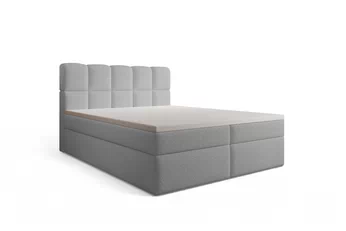 Postel boxspring Carello 180x200 s úložním prostorem - šedá bukla Quelle 83 Postel boxspring Carello 180x200 s úložním prostorem - šedá bukla Quelle 83