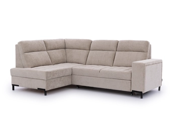 Rohová sedacia súprava Gespano L Ľavá strana z szerokim bokiem - béžový šenil Perfect harmony 07