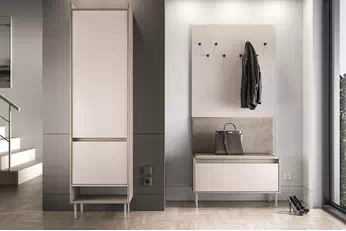 Komplet nábytku do predsienie Tivano I - kašmír / Dub cremona