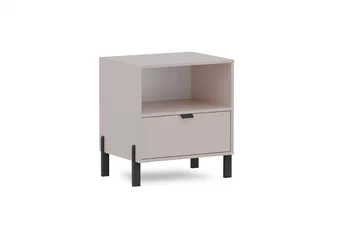Noční stolek Cremona z szuflada - béžová Pískový 
