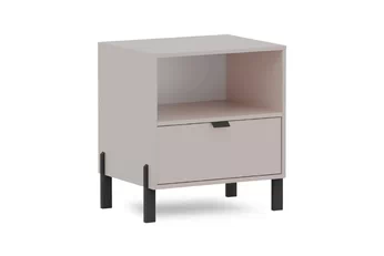 Nočný Stolík Cremona z szuflada - Béžová Pieskový