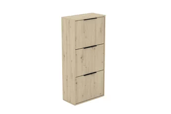 Skrinka na topánky Milo trzypoziomowa - Dub artisan