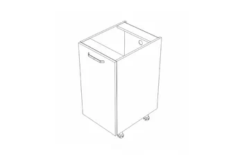 skříňka kuchyňská spodní Kammono OS D__.1/SPEC regulowana w zakresie 20-39cm