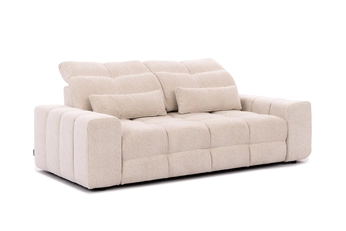 Pohovka Magnelio Prestige III s elektricky výsuvným sedákem - Béžová bukla Raven 22