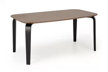 Stôl prostokatny Norello 160x90 cm - orech / čierny