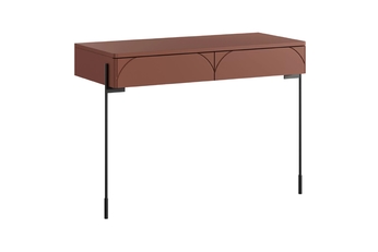 Konzolový Stolík Sonatia 100 cm s dvoma zásuvkami - burgund