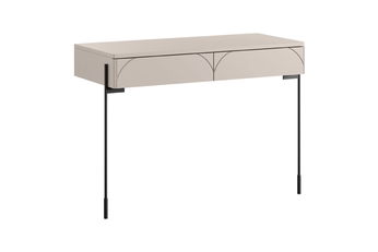 Konzolový Stolík Sonatia 100 cm s dvoma zásuvkami - kašmír