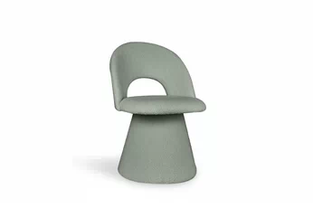 židle čalouněné Aveliro Spin kubelkowe obrotowe - jasna zielona boucla Catch Me 13