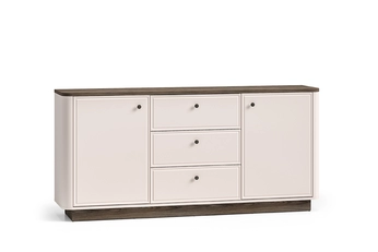 Komoda veľká Amberto 180 cm so zásuvkami - kašmír / Dub windmill dark 