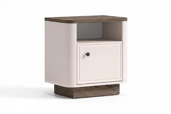 Nočný Stolík Amberto 50 cm - kašmír / Dub windmill dark