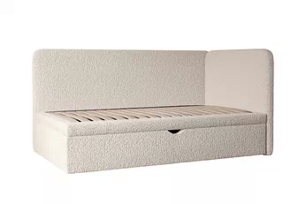 Postel dzieciece čalouněné Dreamsy 90x200 pravá - béžová boucle Lambi 5