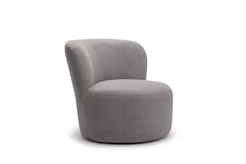 Křeslo čalouněná Hygga - šedá boucle Catch Me 24