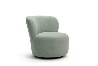 Křeslo čalouněná Hygga obrotowy - zielona boucle Catch Me 13