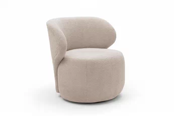 Křeslo čalouněná Cocoon - béžová boucle Catch Me 02