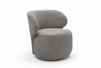 Křeslo čalouněná Cocoon - šedá boucle Catch Me 24