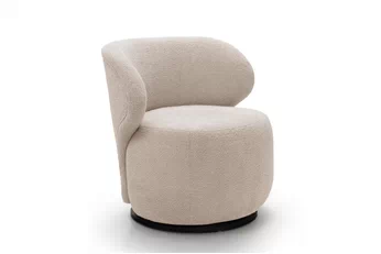 Křeslo čalouněná Cocoon obrotowy - béžová boucle Catch Me 02
