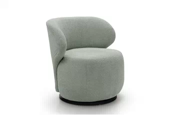 Křeslo čalouněná Cocoon obrotowy - zielona boucle Catch Me 13