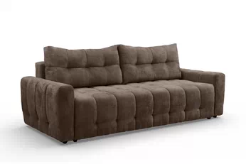 Pohovka Calvero s funkciou spánku - Hnedá plecionka Kiara 856