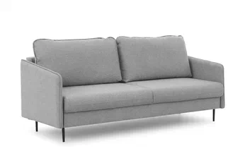 Pohovka s funkciou spánku Taila - šedá dzianina Ado 1615 Dove / čierny nožičky