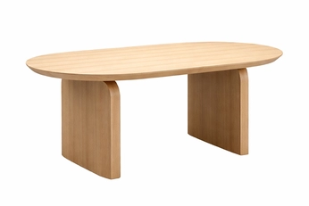 Stôl owalny Daxori 180-260x100 cm rozkladany - Dub prírodné