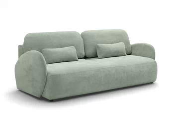 Pohovka s funkciou spánku Dinel - Zelený šenil Vibe 34