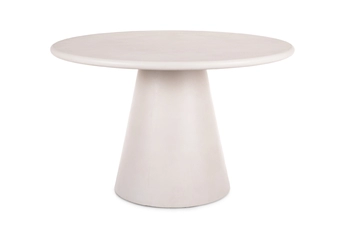 Stôl okragly Clav 120 cm - svetlý šedý