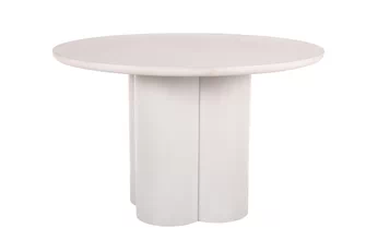 Stôl okragly Cylindus 120 cm - Krémový