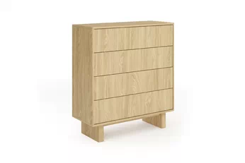 Komoda se zásuvkami Bellora 94 cm - dub olejowany