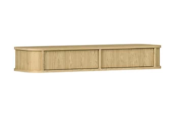 Závěsný toaletní stolek Vello 108 cm s dvěma zásuvkami dub baltic dune