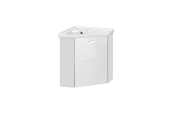 Rohová skrinka pod umývadlo Finka White 824 