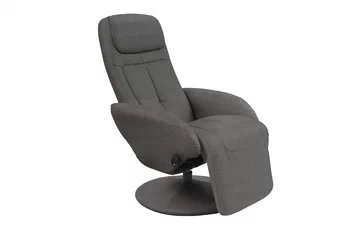 optima 2 recliner Popelavá potahová látka