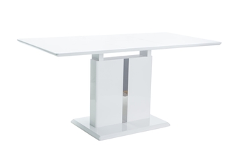 stôl rozkládací Dallas (110-150)X75 - Biely lak 