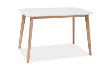 Stôl MOSSO I biely/dub 120X75 