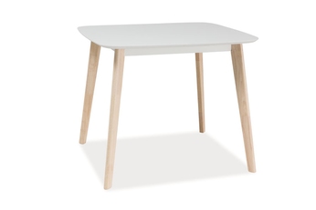 Stôl TIBI biely/dub BIELONY 90X80 