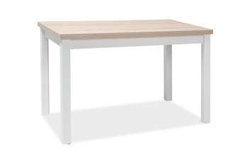 Stôl ADAM dub SONOMA/biely MAT 100x60 